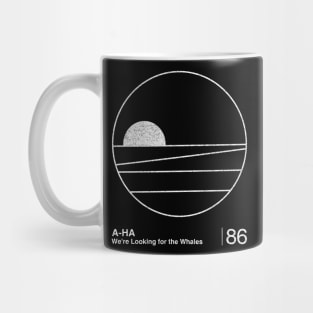 A-Ha / Minimalist Graphic Fan Artwork Design Mug